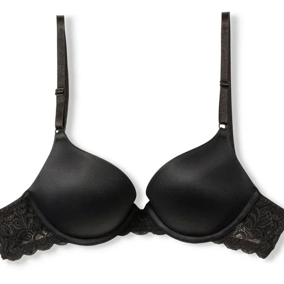 34C Maidenform Self Expressions Convertible Pushup Bra Black NWT - Picture 8 of 8